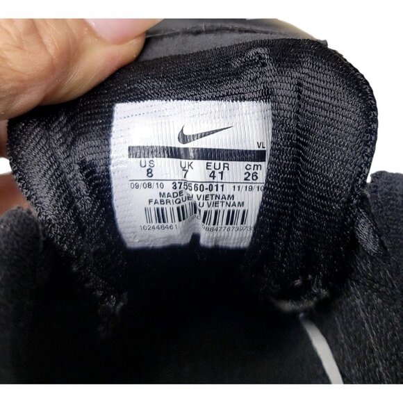 Nike Mens Power Channel Baseball Cleats Black Silver Size 8 - Picture 3 of 7